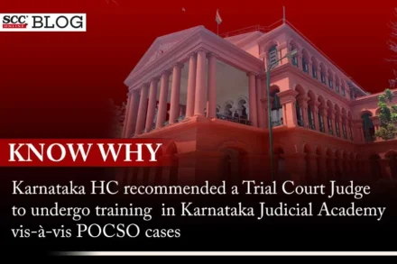 POCSO Trial Judge training Karnataka Judicial Academy