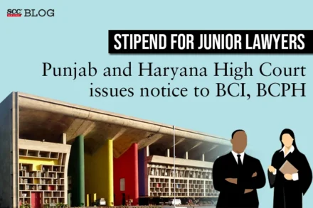 Stipend for Junior lawyers