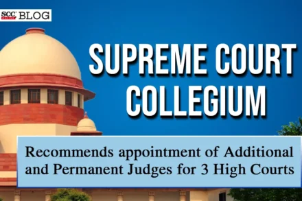 appointment of Judges for Calcutta