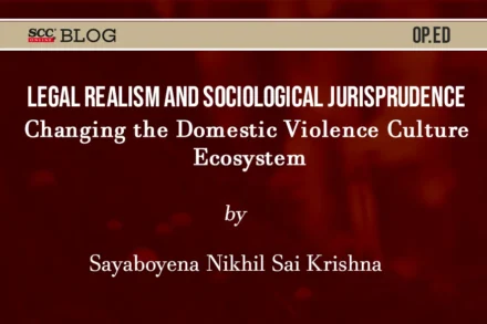 Legal Realism and Sociological Jurisprudence