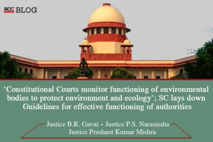Effective functioning of Environmental authorities