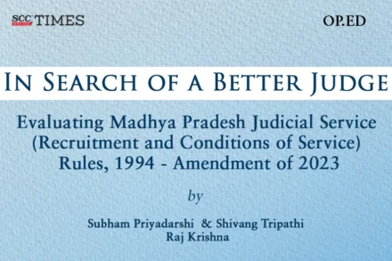 Evaluating Madhya Pradesh Judicial Service