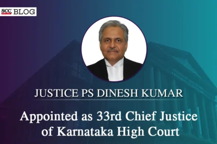 Karnataka High Court Chief Justice