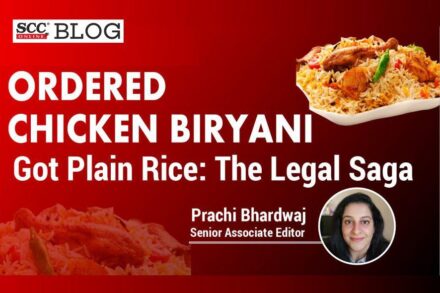 Chicken Biryani consumer case