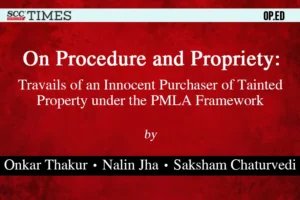 Innocent Purchaser of Tainted Property