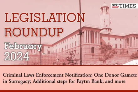 Legislation Roundup February 2024