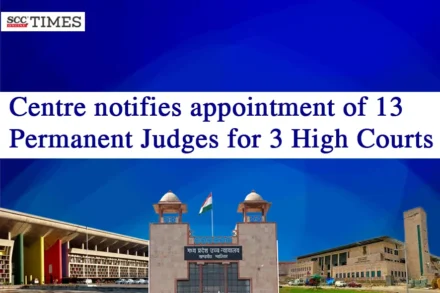 Ministry of Law and Justice Centre Permanent Judges