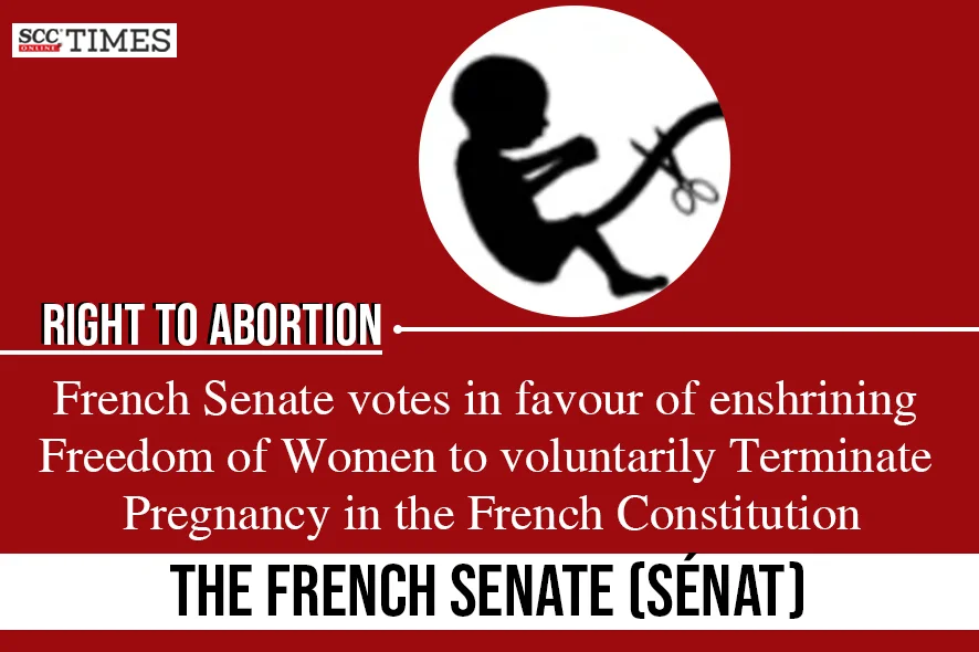 Right to Abortion French Senate
