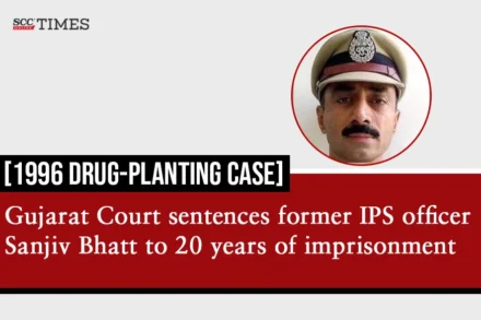 Sanjiv Bhatt in 1996 Drug-planting case