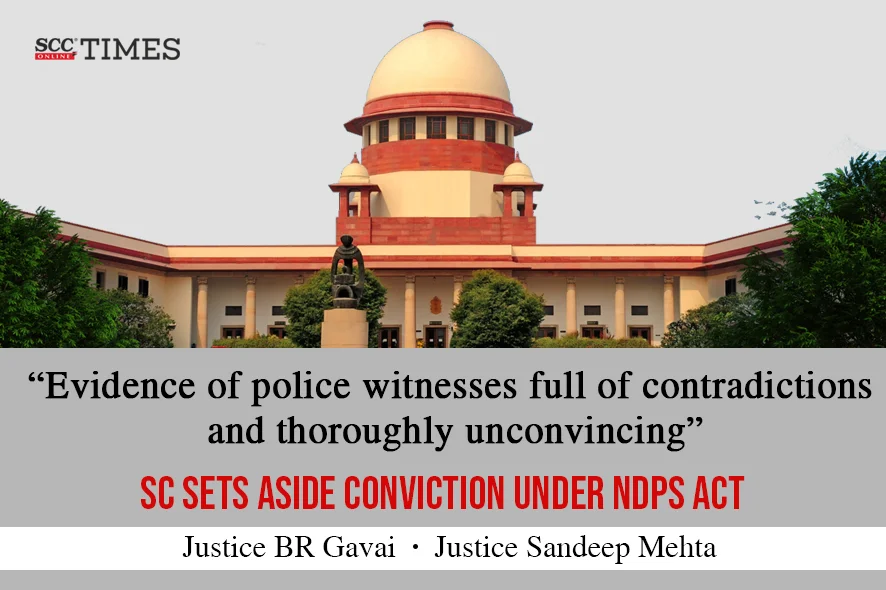 set aside conviction under NDPS Act