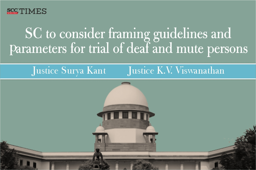 guidelines for trial of deaf and mute persons