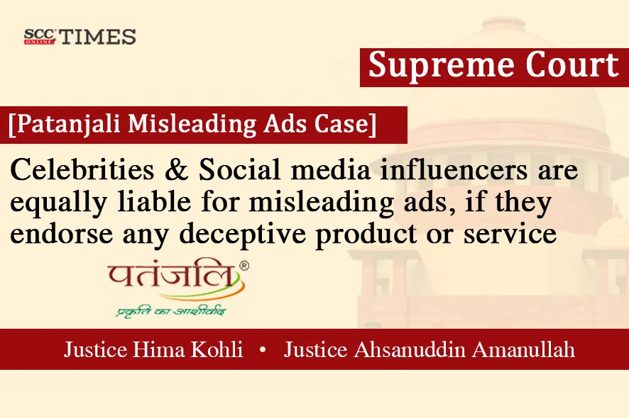 Patanjali Misleading Ads Case