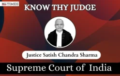 Know Thy Judge | Justice Satish Chandra Sharma – Supreme Court of India