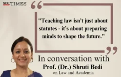 Crafting Future Jurists: Prof. (Dr.) Shruti Bedi on Law and Academia