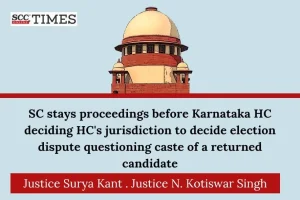 election dispute caste of returned candidate