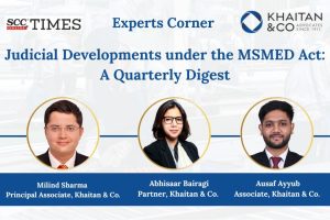 Judicial developments under MSMED Act