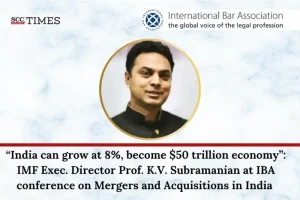Prof. K.V. Subramanian at IBA conference