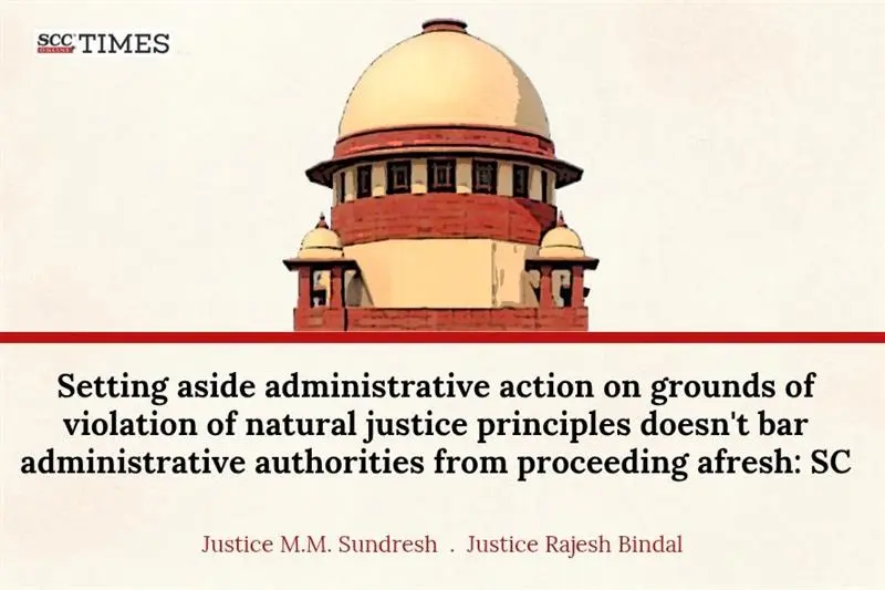 administrative action violation of natural justice