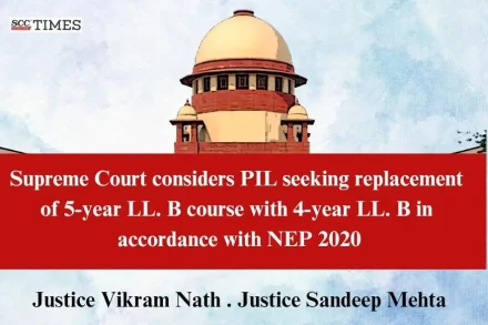 5-year LLB replacement with 4-year LLB