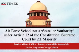 Air Force School Article 12 Supreme Court