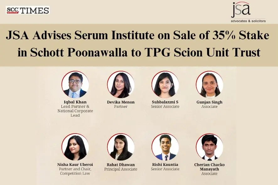 JSA advises Serum Institute
