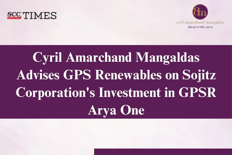 Sojitz investment in GPSR Arya One