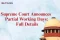 Supreme Court partial working days
