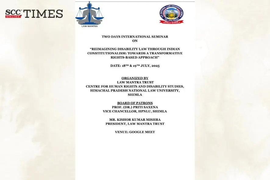 Two-day International Seminar