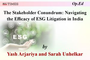 ESG Litigation