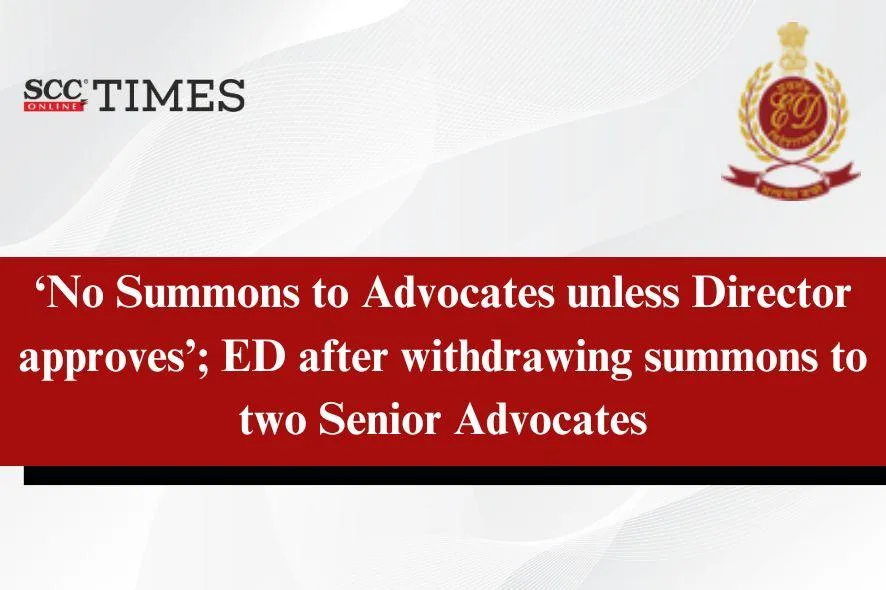 No Summons to Advocates