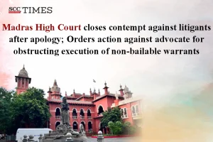 action against advocate for obstructing