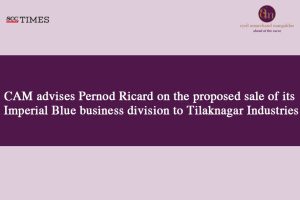 CAM advises Pernod Ricard Imperial Blue sale