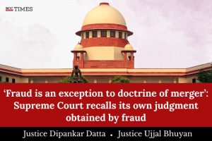 Supreme Court recalls its own judgment obtained by fraud