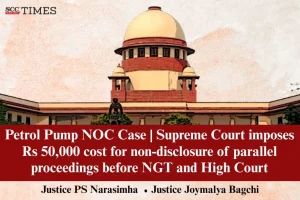 cost for non-disclosure of parallel proceedings