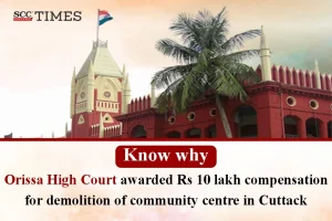 illegal demolition of community centre