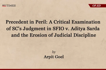 Critical Examination of SC's Judgment