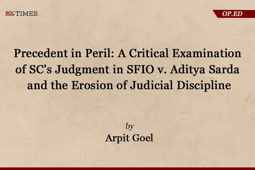 Critical Examination of SC's Judgment