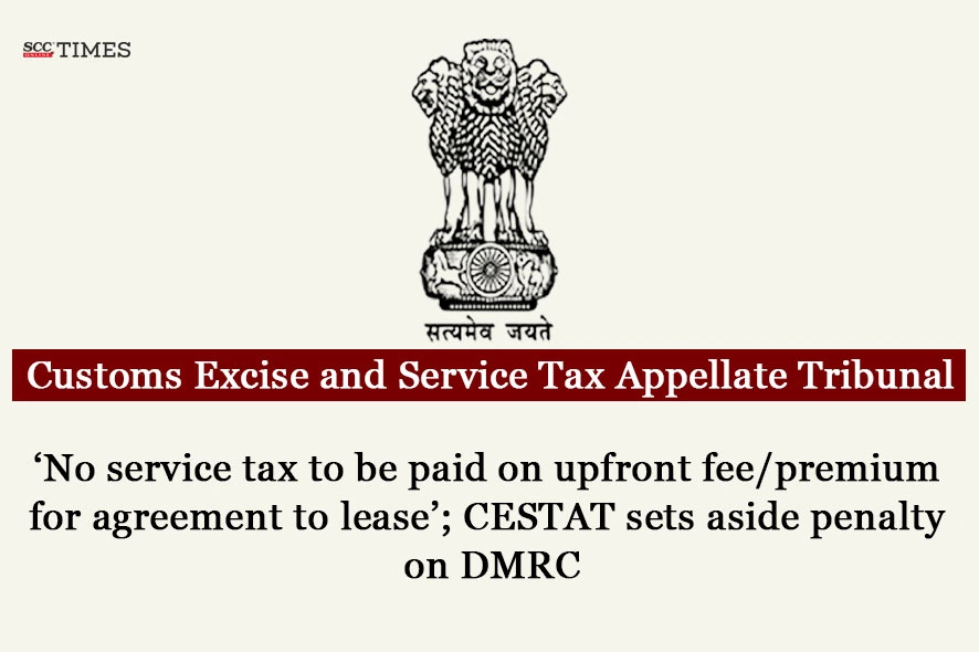 service tax on upfront fee