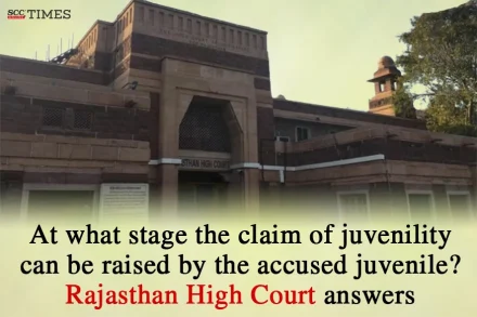 Claim of juvenility