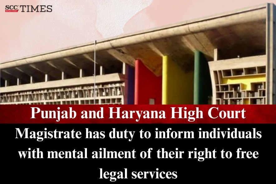 Magistrate to inform mental health patient of legal aid