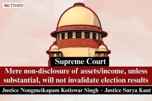 non-disclosure of assets in election