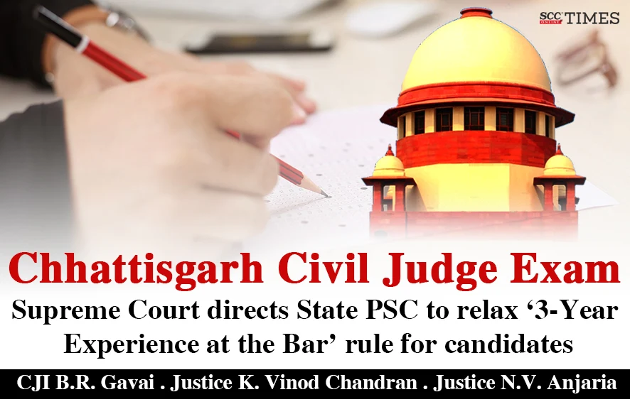Chhattisgarh Civil Judge Exam