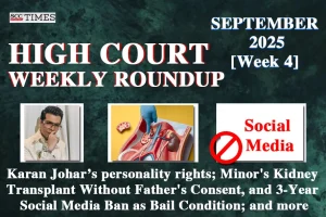 High Court cases from September 2025