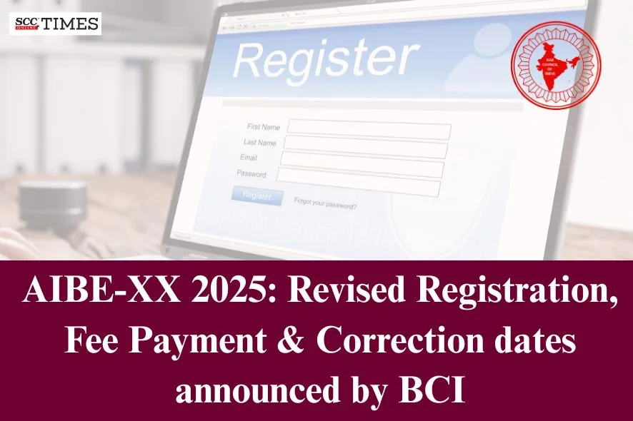 AIBE-XX 2025 revised schedule