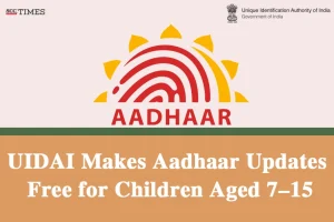 Aadhaar Updates Free for Children