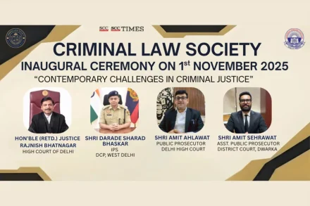 Criminal Law Society Inauguration