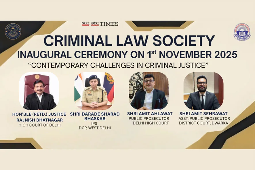 Criminal Law Society Inauguration