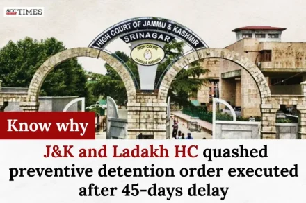 Detention order executed after 45-days delay