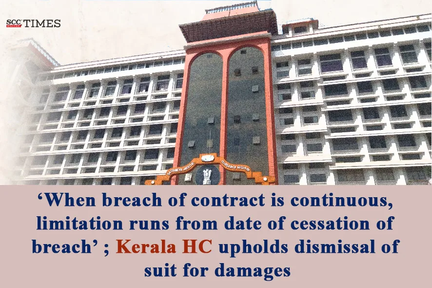 Limitation begins when continuous breach of contract ceases