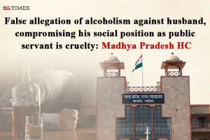 False allegation of alcoholism against husband